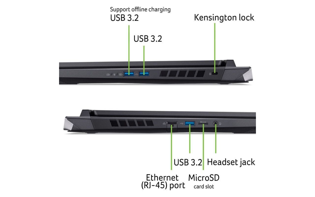 Acer Nitro 17 (AN17-72) gaming laptop.