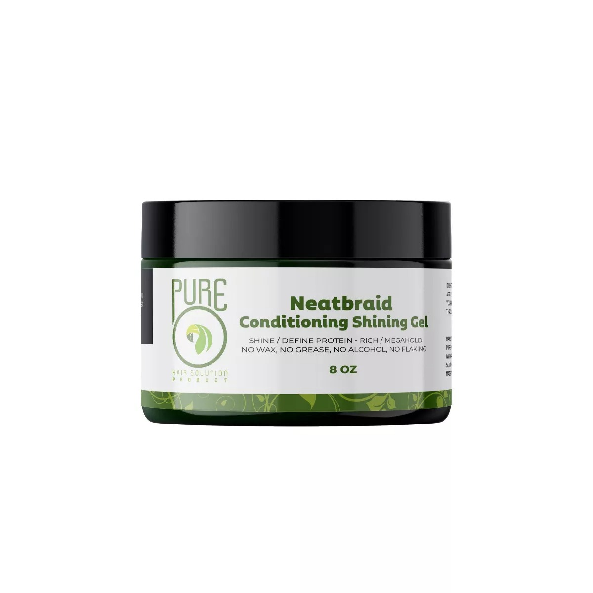 PureO Natural Neatbraid Conditioning Shining Hair Gel