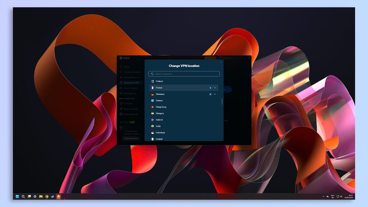 Avast One antivirus software screenshot