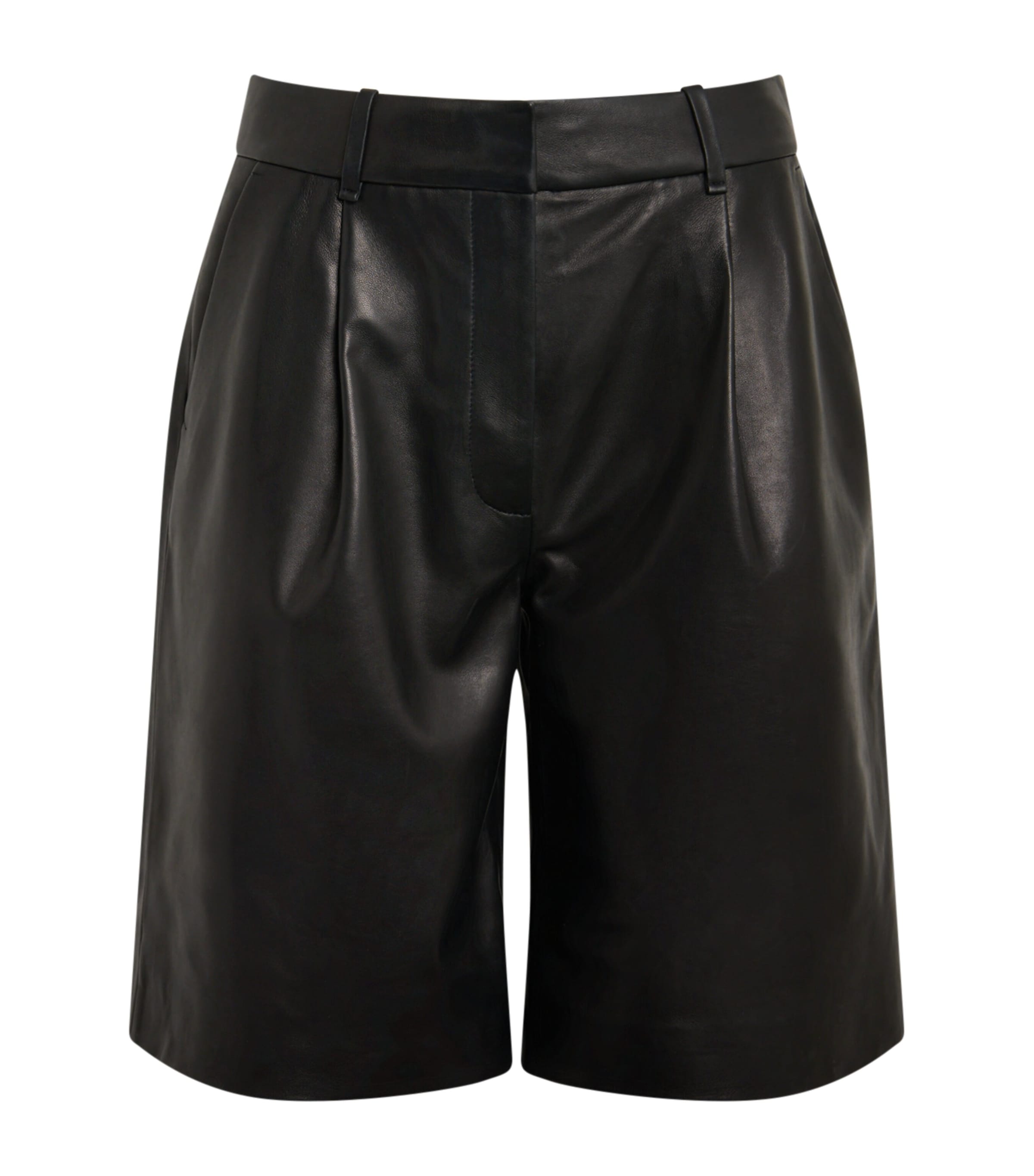 Leather Irina Bermuda Shorts