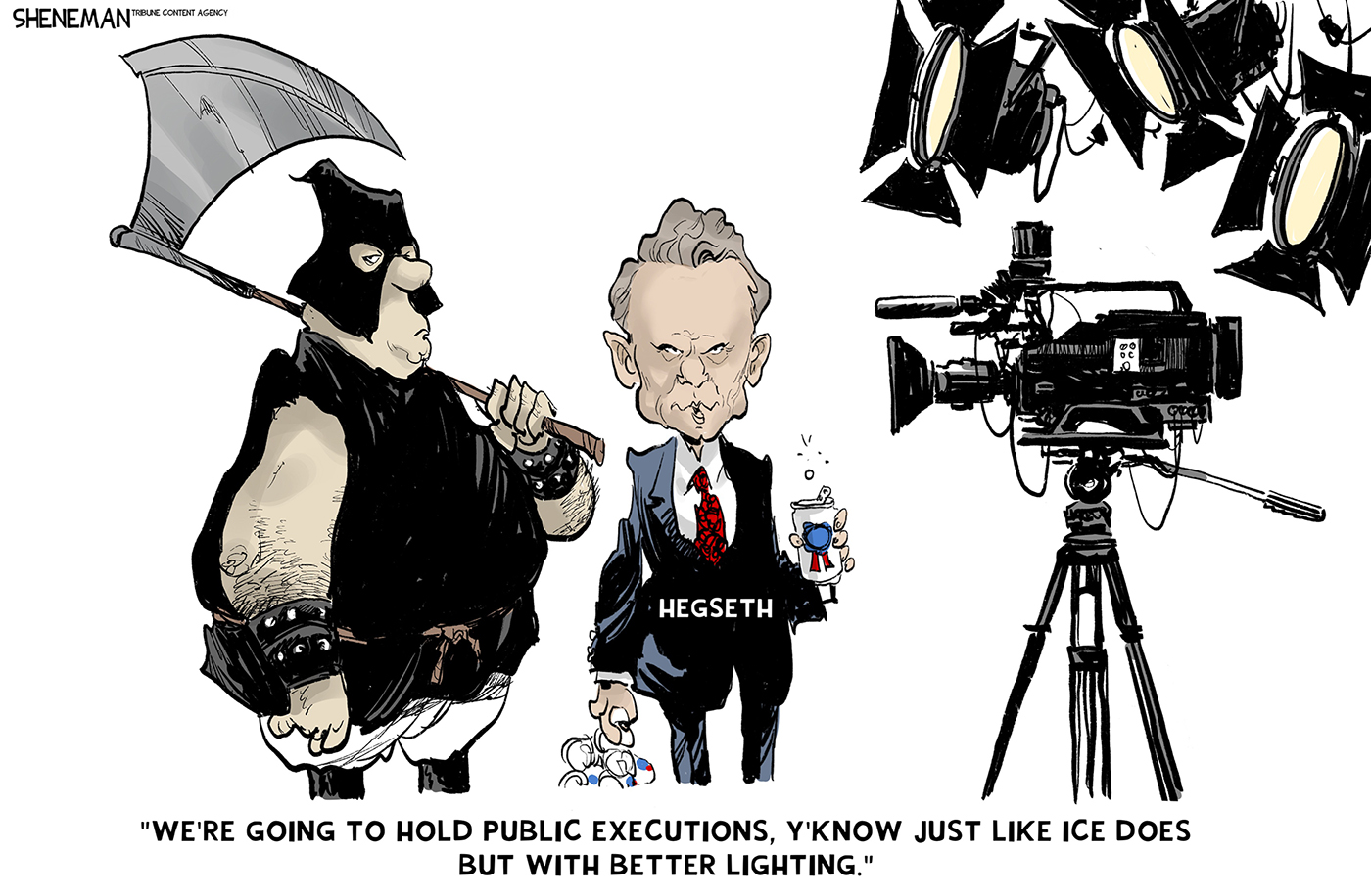 Political cartoon