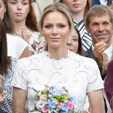 Prince Albert II of Monaco, Princess Charlene, and twins Prince Jacques and Princess Gabriella attend The "U Cavagnëtu" Traditional Monegasque Picnic on September 6, 2025
