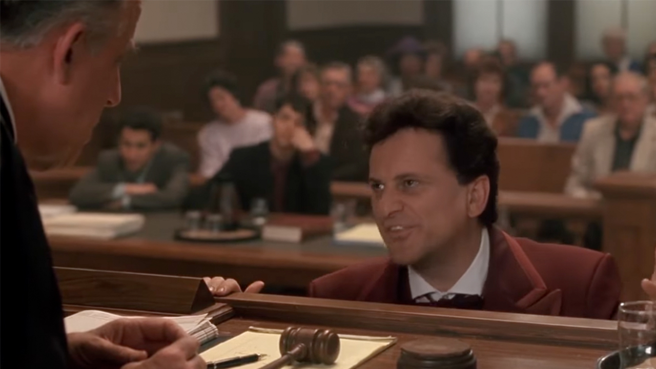 Joe Pesci making a funny face in My Cousin Vinny