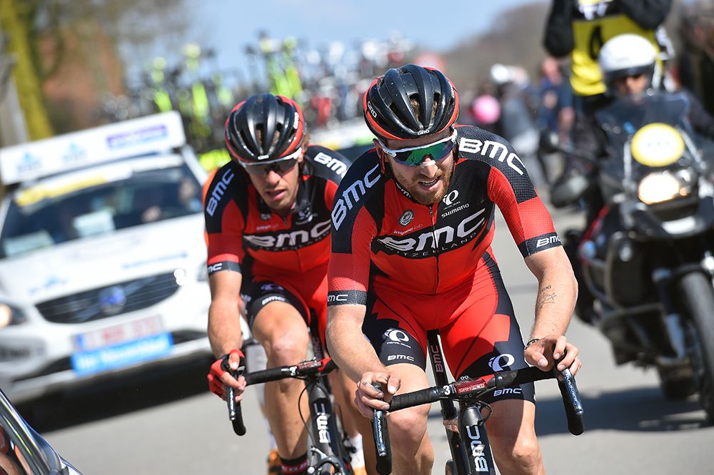 Taylor Phinney leads Daniel Oss