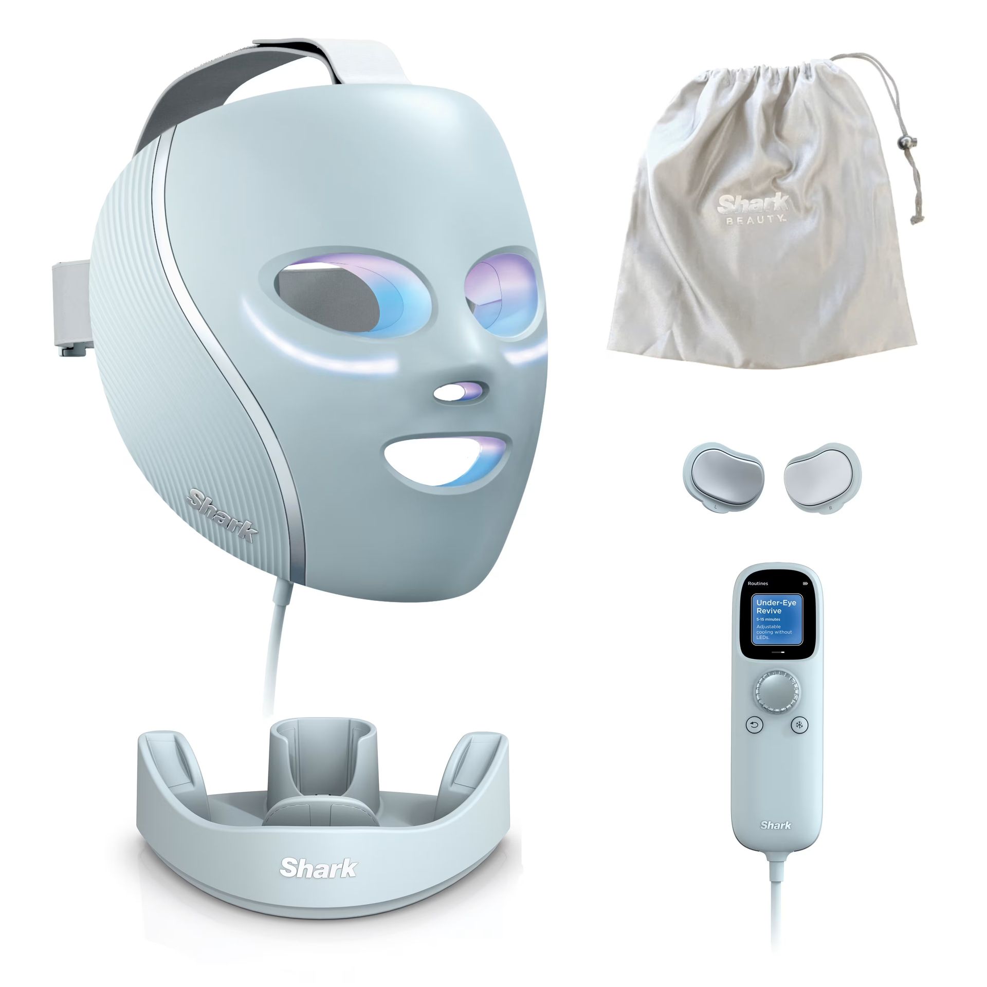 Shark, Shark Cryoglow Under-Eye Cooling & Led Anti-Ageing & Blemish Repair Mask Fw312ukpl - Lilac Chill