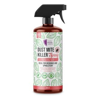 Dust Mite Killer Spray 200ml - Non-Staining, Quick Action With Natural Essential Oils, Safe for Family & Pets, Eliminates & Prevents Mites, Eco-Friendly Formula