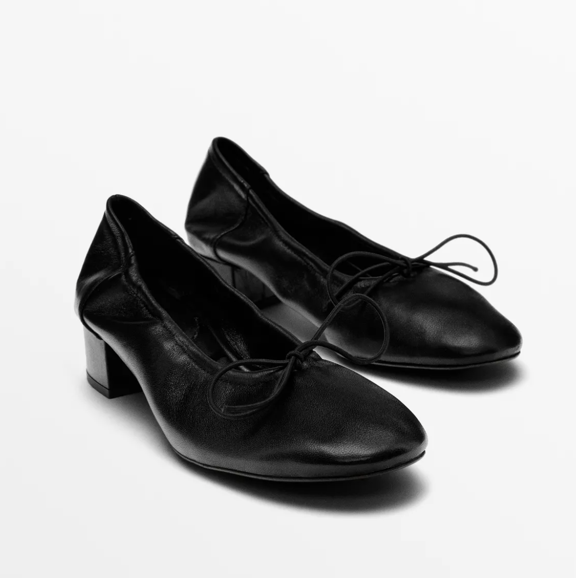 Massimo Dutti, High-Heel Ballerinas