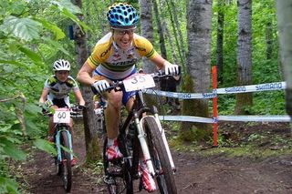 Okay so I had fun racing World Cups! One of the climbs at St Felicien, World Cup #5.