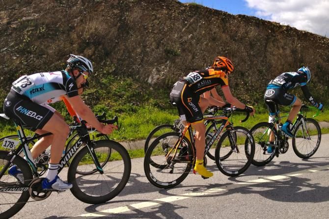 Scott Zwizanski (Optum p/b Kelly Benefit Strategies) in a break at the Volta ao Alentejo.