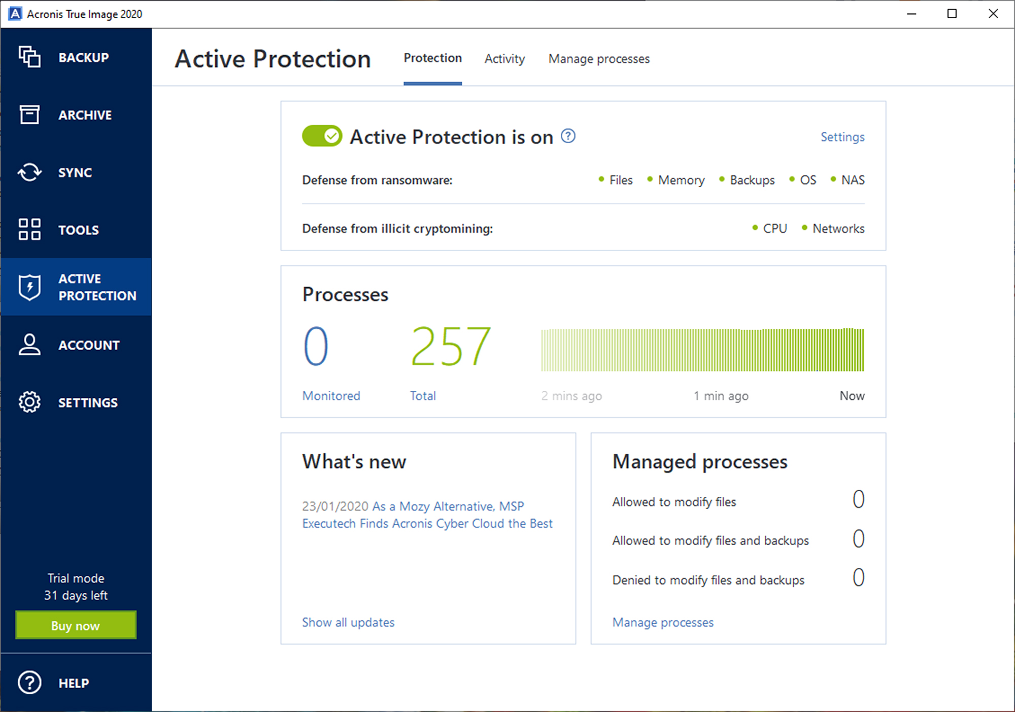 Acronis True Image cloud backup review