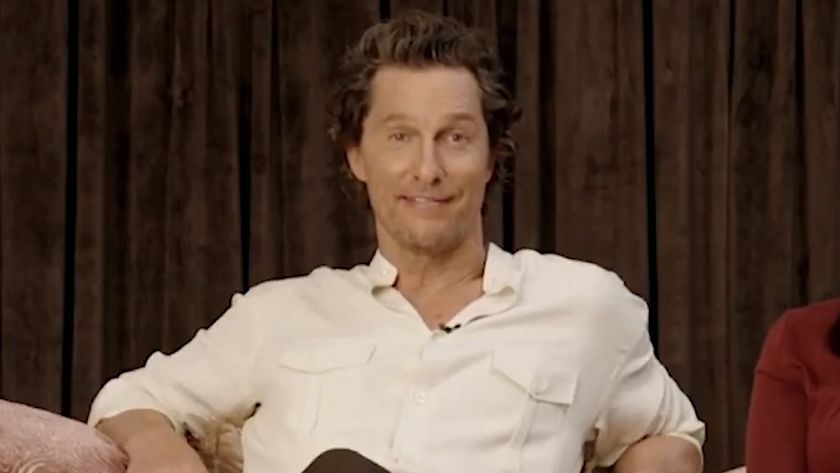 Matthew McConaughey smiling during interview