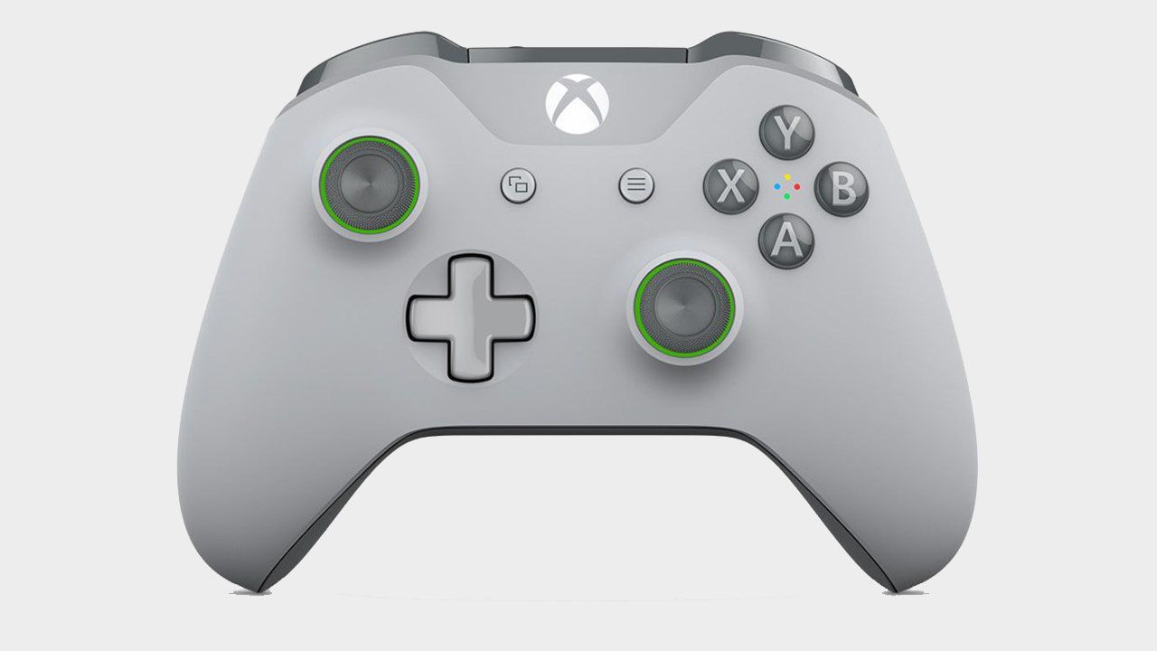A grey Xbox One controller