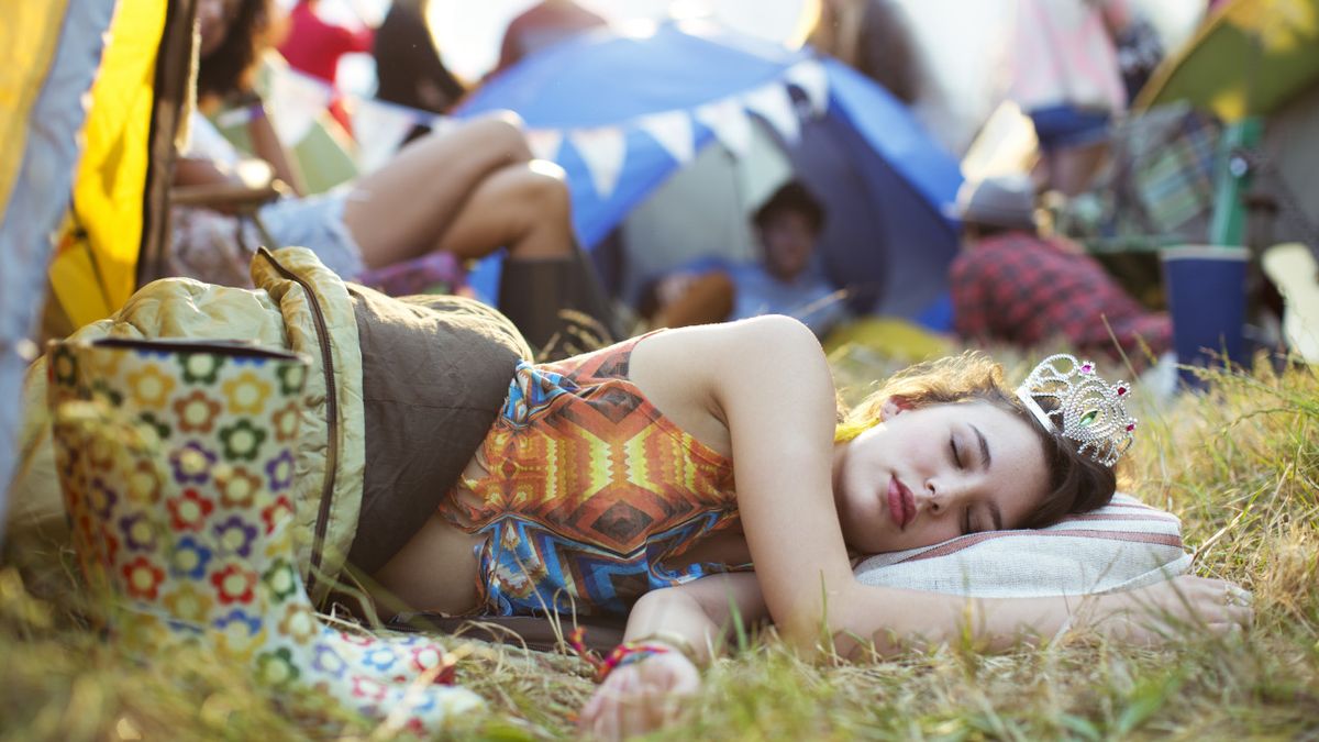 How to sleep well at a music festival