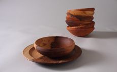 bowls and a plate created by Robin Wood
