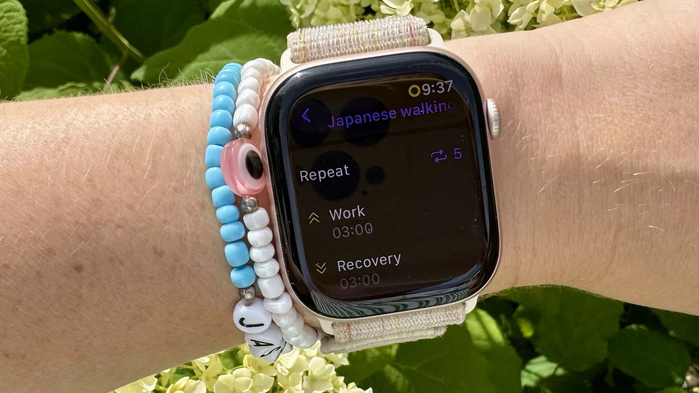 building a custom workout on the Apple Watch