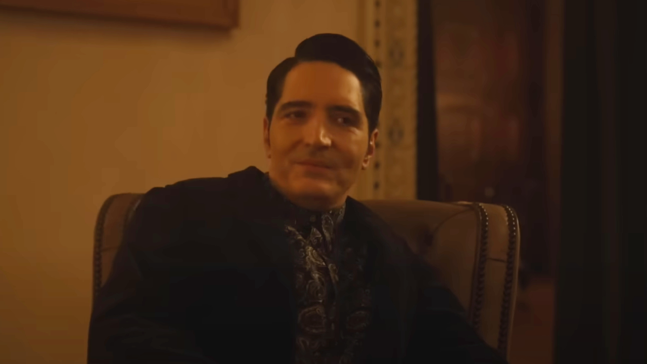 David Dastmalchian in a chair on Dexter: Resurrection