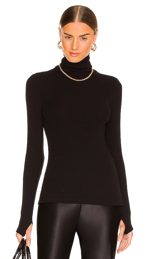 Sweater Knit Long Sleeve Turtleneck