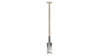 Crocus Sneeboer transplanting spade with wooden handle and metal spade head