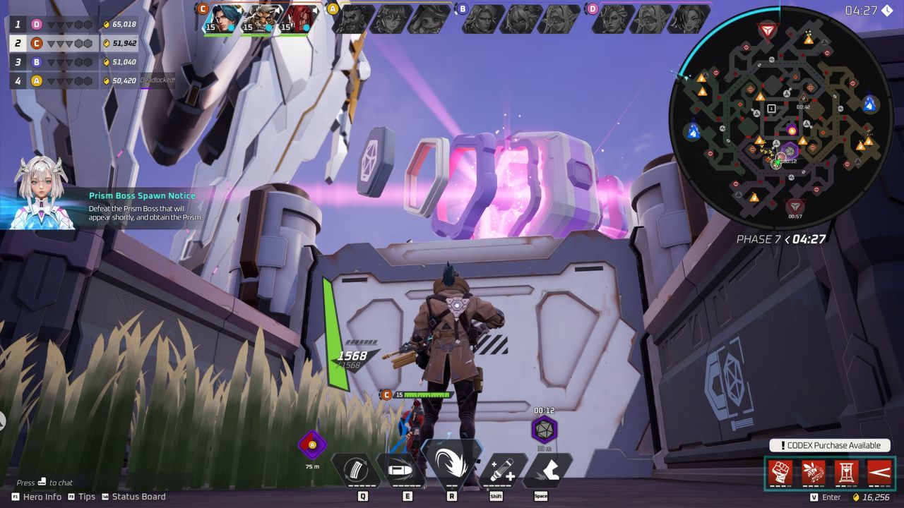 gameplay screenshots from Project Zeta