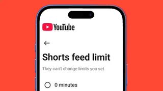 Screenshot of YouTube Shorts daily limit