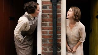 olivia colman and jessie buckley in 'wicked little letters'