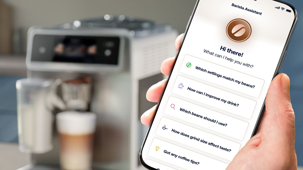 Mobile app for Philips Caf&eacute; Aromis coffee maker