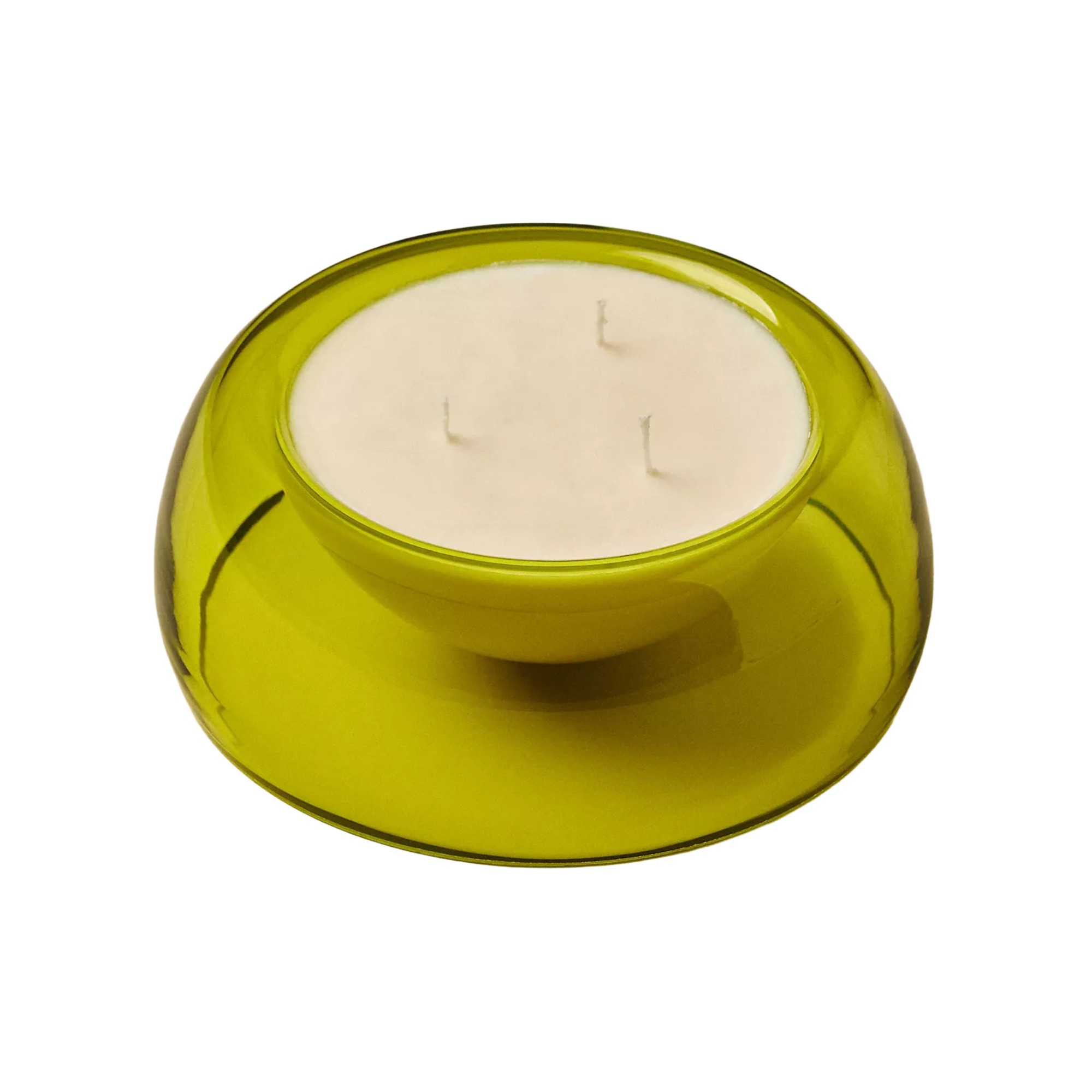 Slow Burn Glass Handblown Floral Jasmine Glass Candle Anthropologie