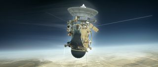Cassini plunging concept art