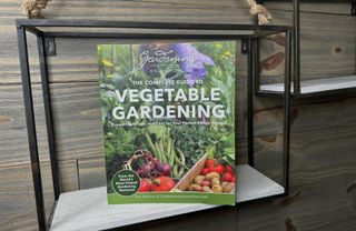 Gardening Know How Complete Guide to Vegetable Gardening book on shelf