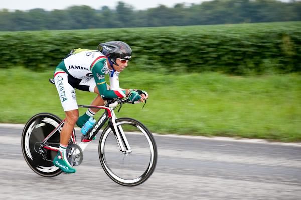 Anibal Borrajo (Colavita-Sutter Home) cruises along before his car incident.
