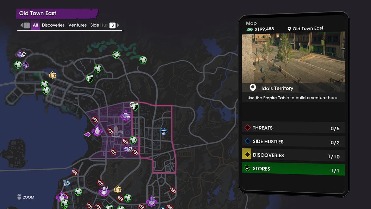 Saints Row, North East Map