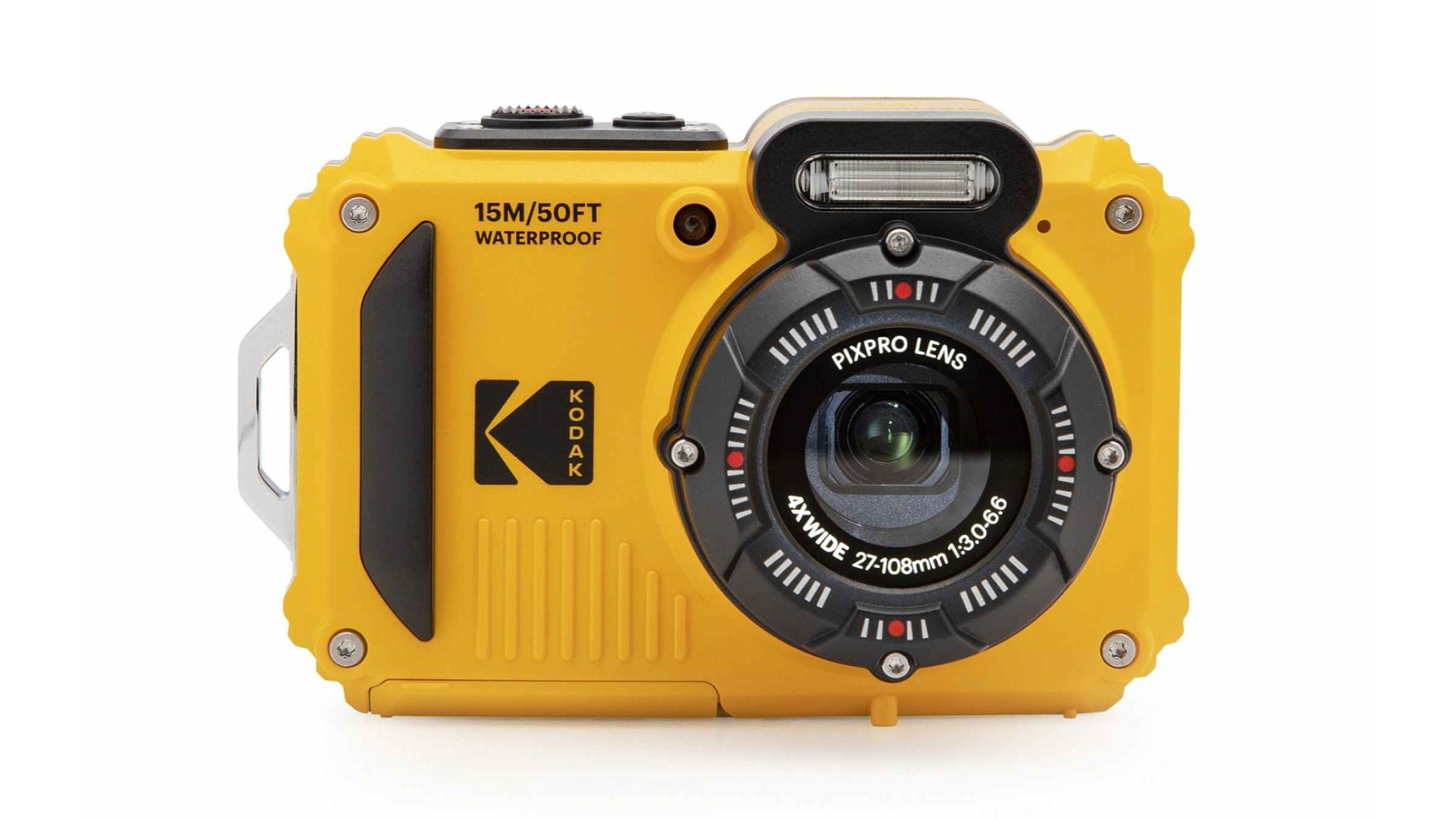 Front view of the KODAK PIXPRO WPZ2 on a white background.