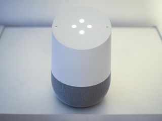 Use google home store intercom