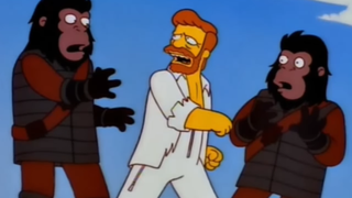 Troy McClure in The Simpsons.