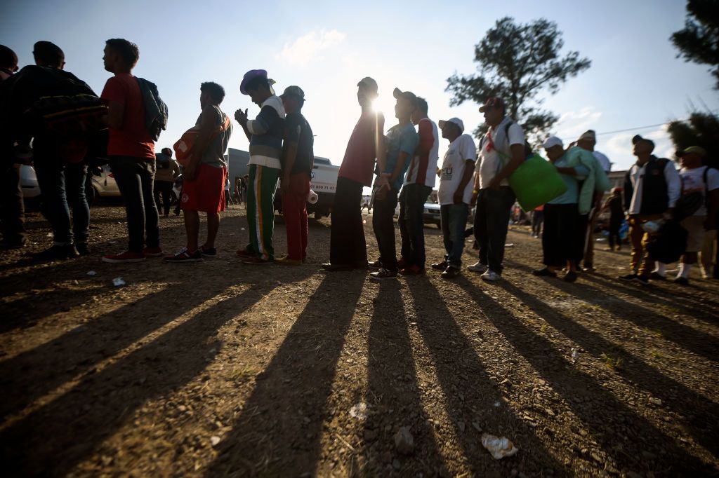 Migrants from Central America.