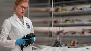 Nicole Kidman as Dr. Kay Scarpetta during the new show, Scarpetta