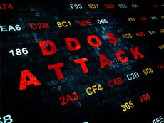 DDoS Attack on screen