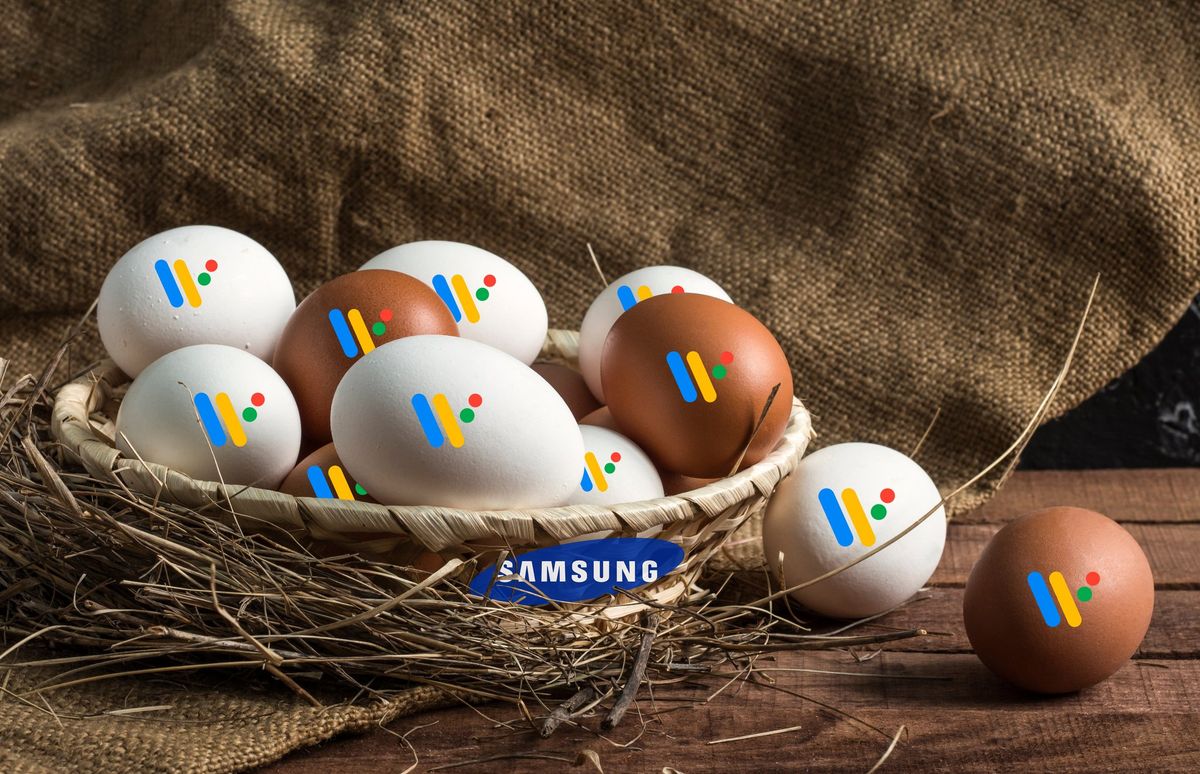 Wear OS Eggs Samsung Basket