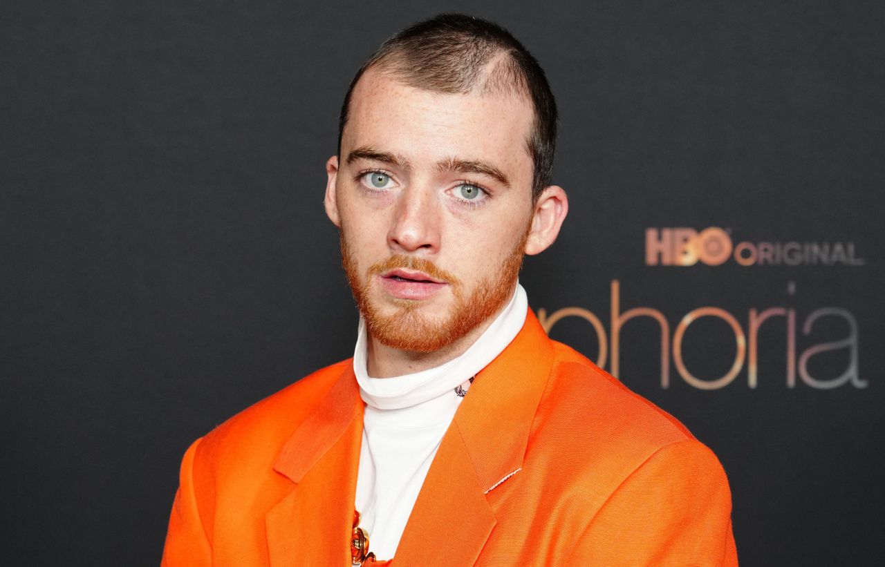 : Angus Cloud attends HBO&#039;s &quot;Euphoria&quot; Season 2 Photo Call at Goya Studios on January 05, 2022 in Los Angeles, California.