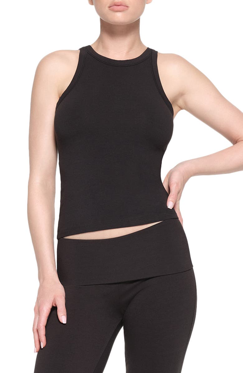 Stretch Cotton Jersey Tank