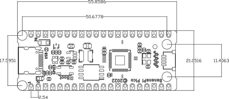 Banana Pi BPI-Pico-RP2040 Technical Inforamtion