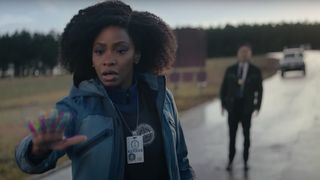 Teyonah Parris as Monica Rambeau.