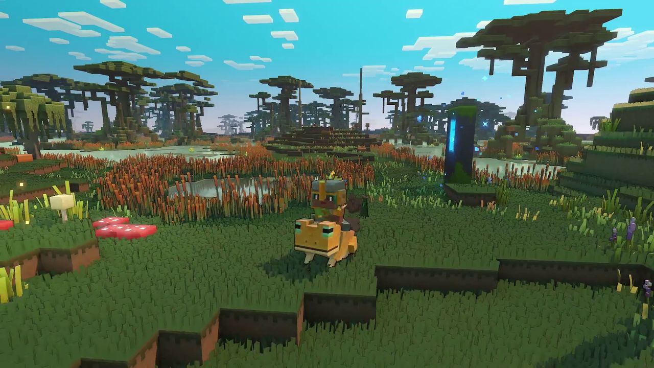 Image of Minecraft Legends and upcoming content updates.