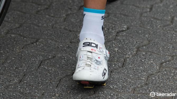 Team Sky's Richie Porte in Sidi Wire Carbons