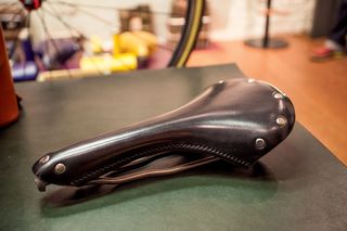 Swallow: a racing saddle originally made in 1937 and used by pro riders