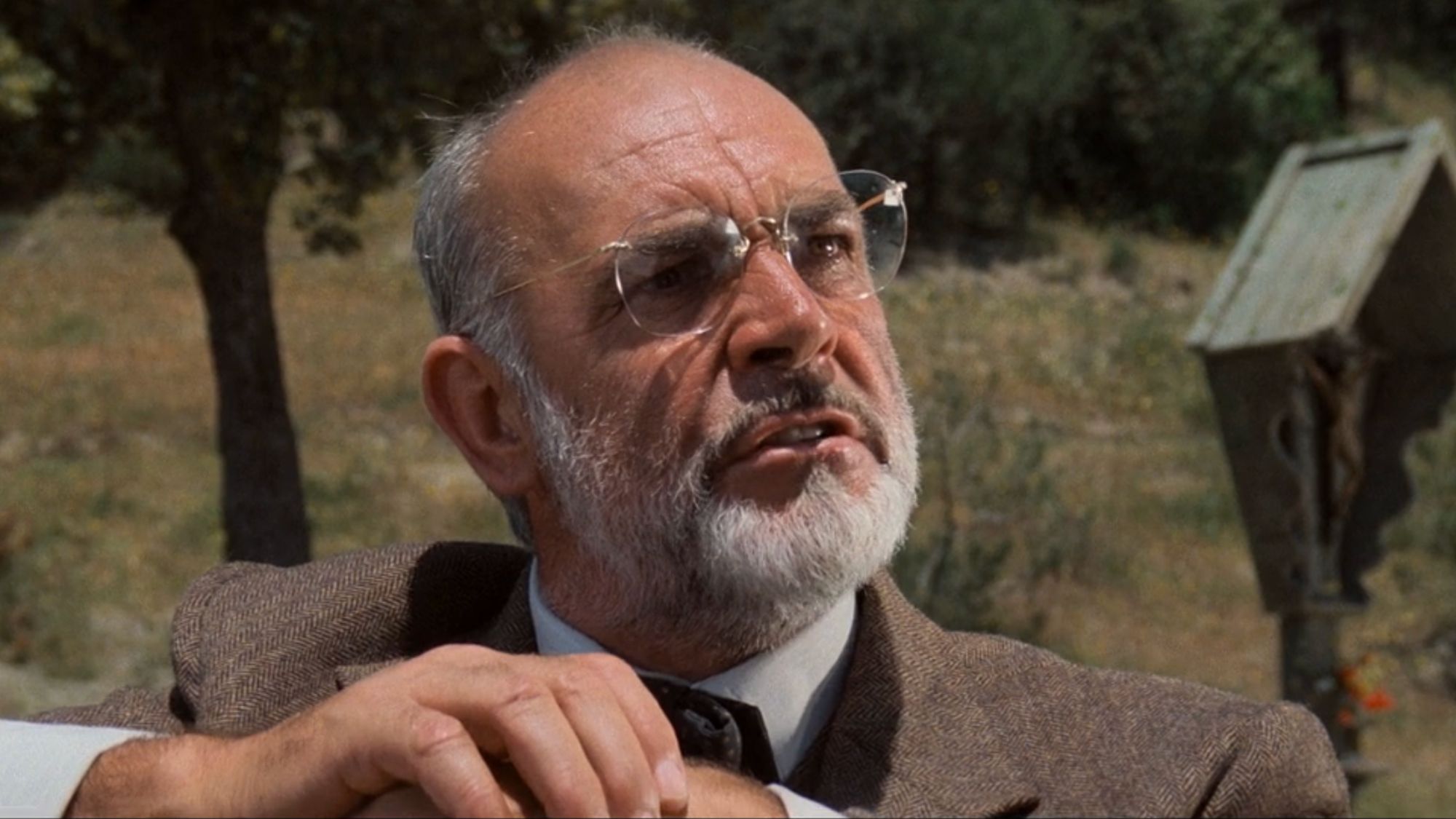 Sean Connery in The Last Crusade.