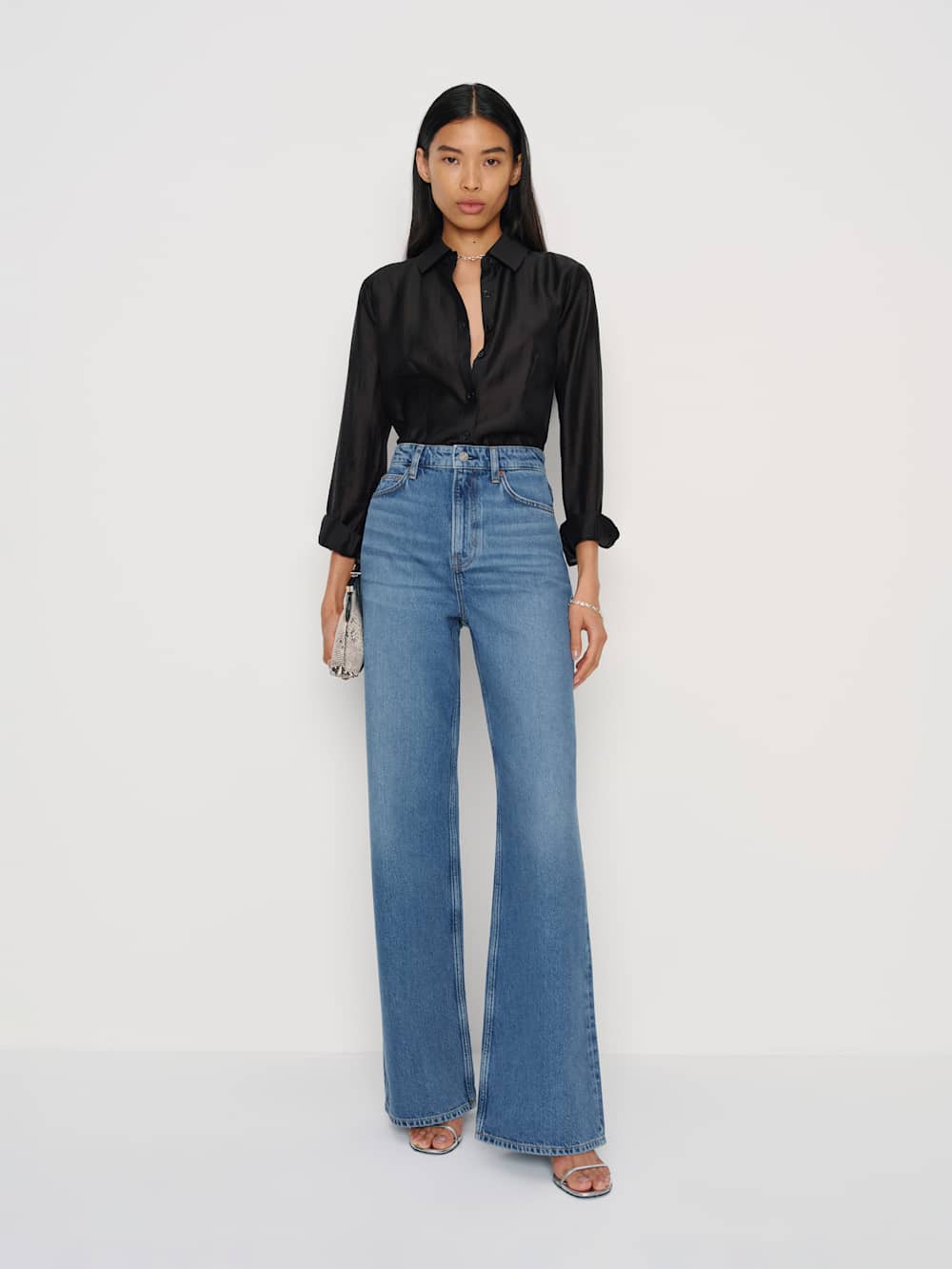 Cary High Rise Slouchy Wide Leg Jeans