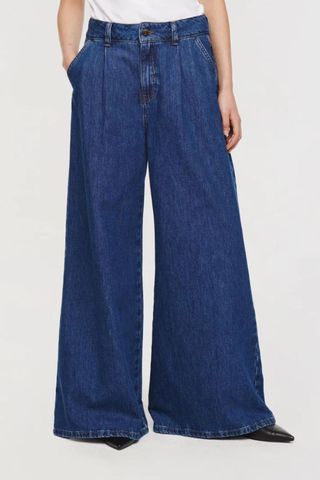 Aligne Martha Pleat Front Denim Jeans