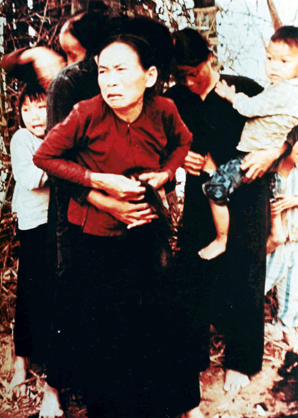 Unidentified Vietnamese women and children before being killed in the My Lai Massacre.