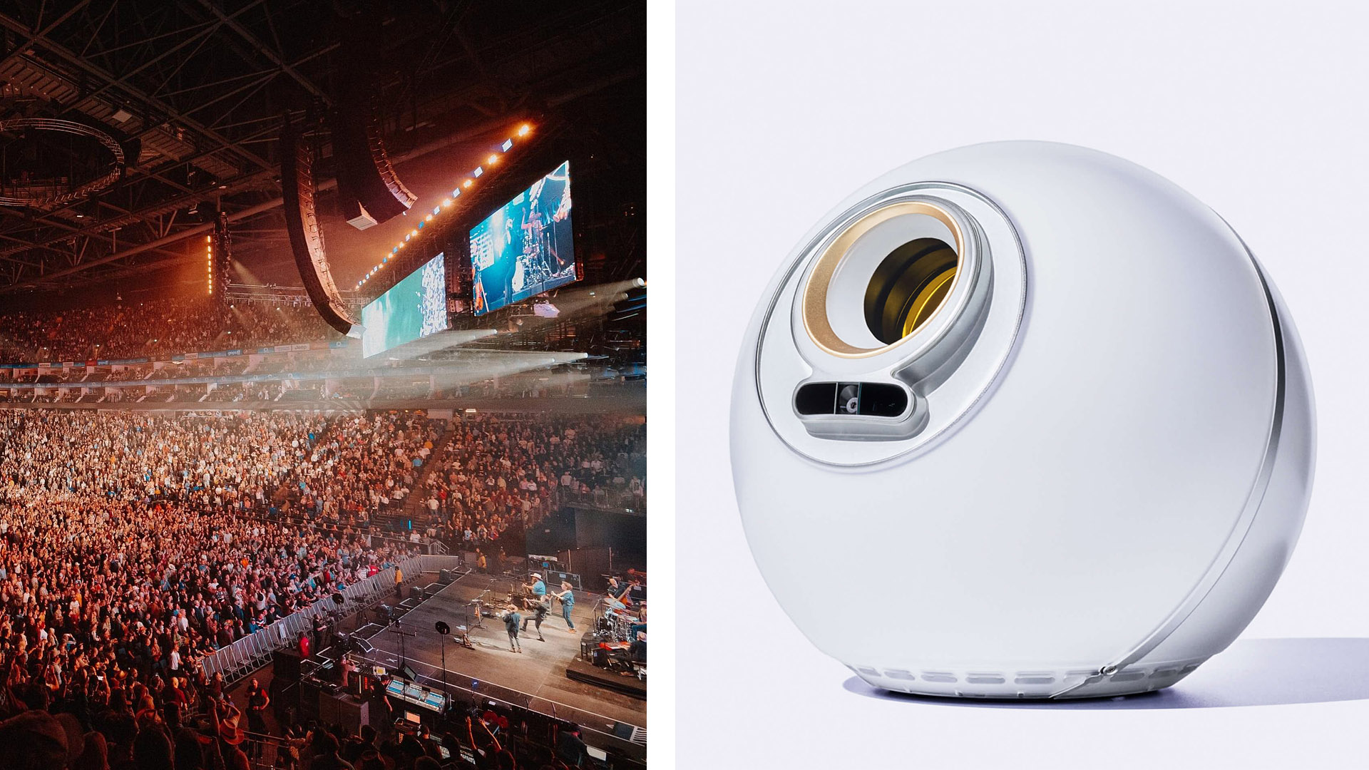 A photo of The Orb camera. 